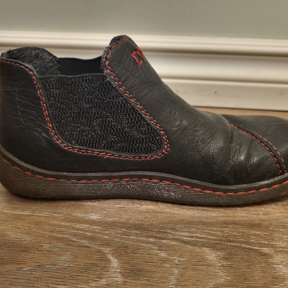 Rieker Black Gore Bootie Size 7 - Picture 8 of 11